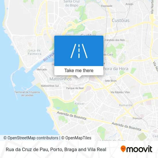 Rua da Cruz de Pau map