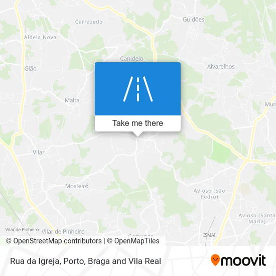Rua da Igreja map
