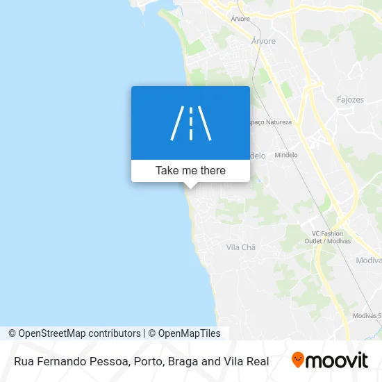 Rua Fernando Pessoa map