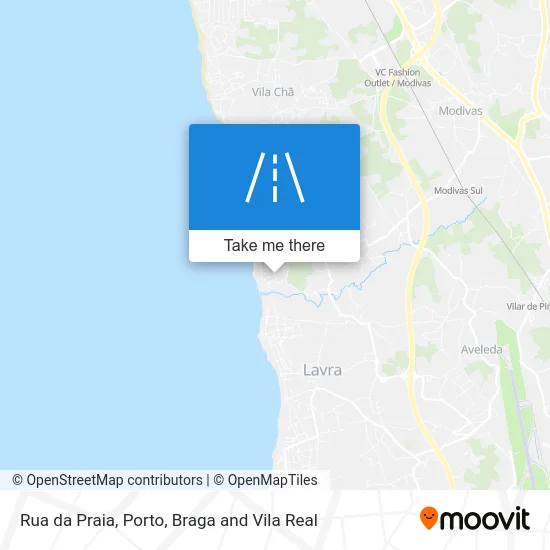 Rua da Praia map