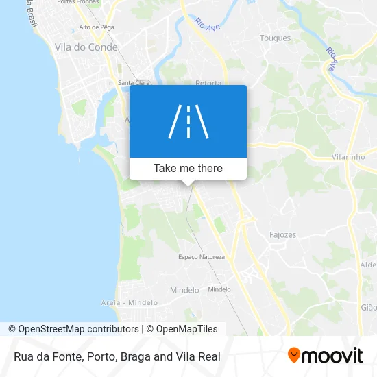 Rua da Fonte map
