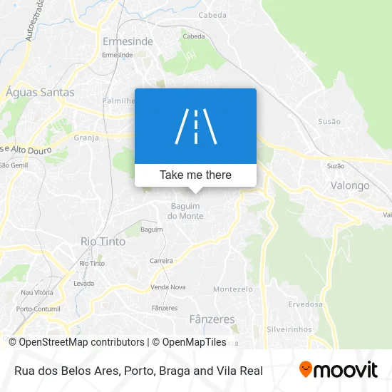 Rua dos Belos Ares map