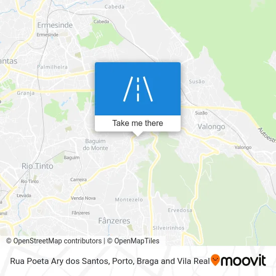 Rua Poeta Ary dos Santos map