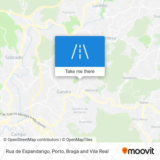 Rua de Espandarigo map