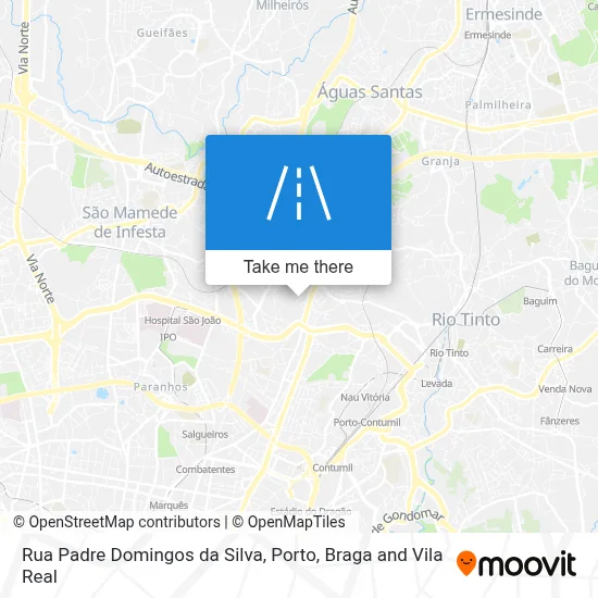 Rua Padre Domingos da Silva map