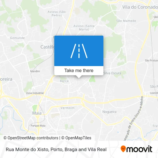 Rua Monte do Xisto map