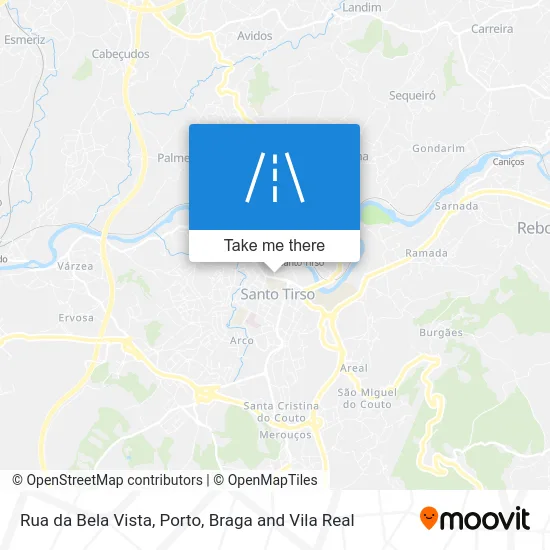 Rua da Bela Vista map