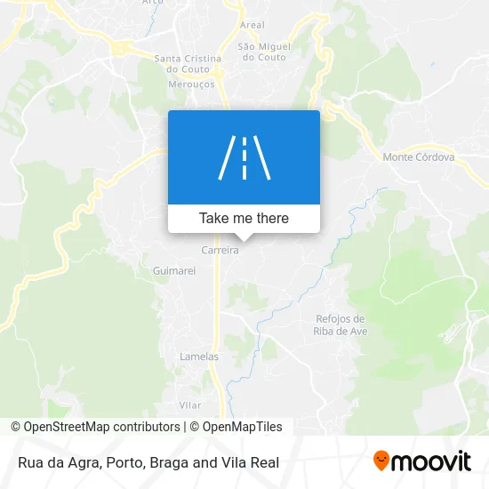 Rua da Agra map