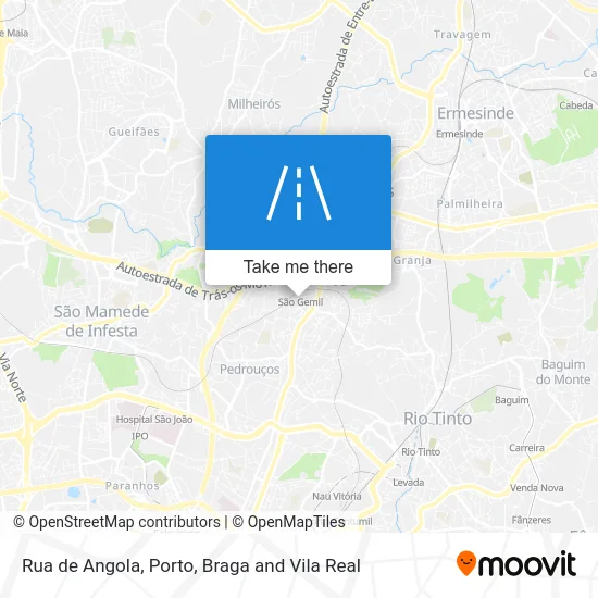 Rua de Angola map