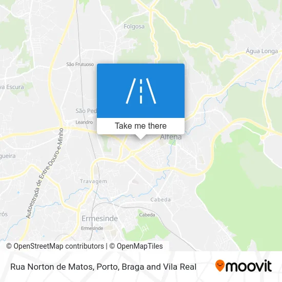 Rua Norton de Matos map