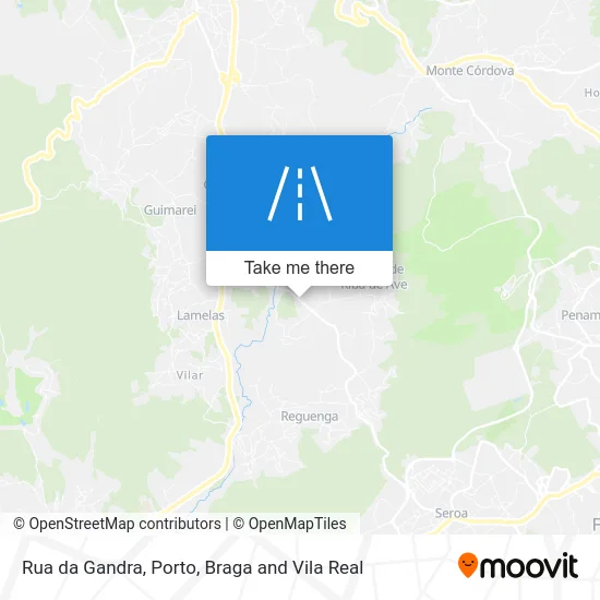 Rua da Gandra map