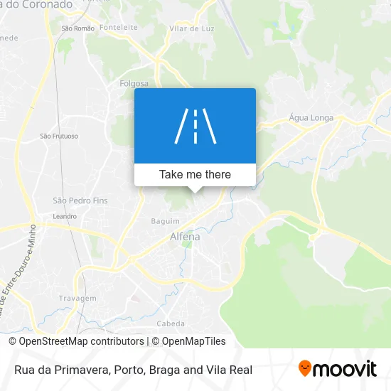 Rua da Primavera map