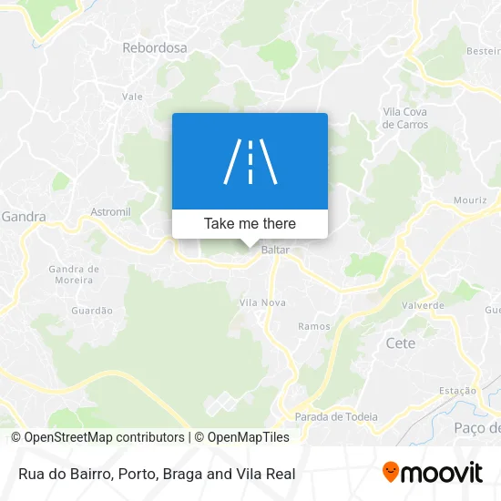 Rua do Bairro map
