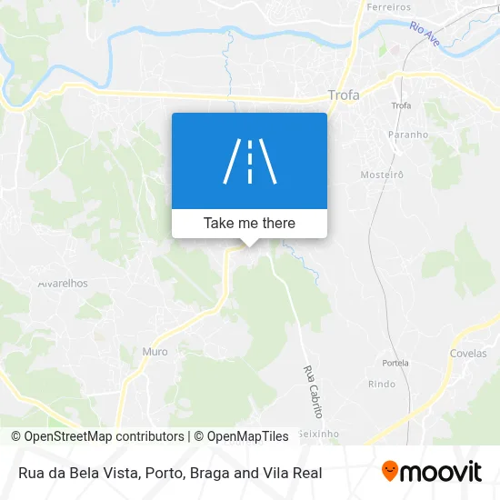 Rua da Bela Vista map