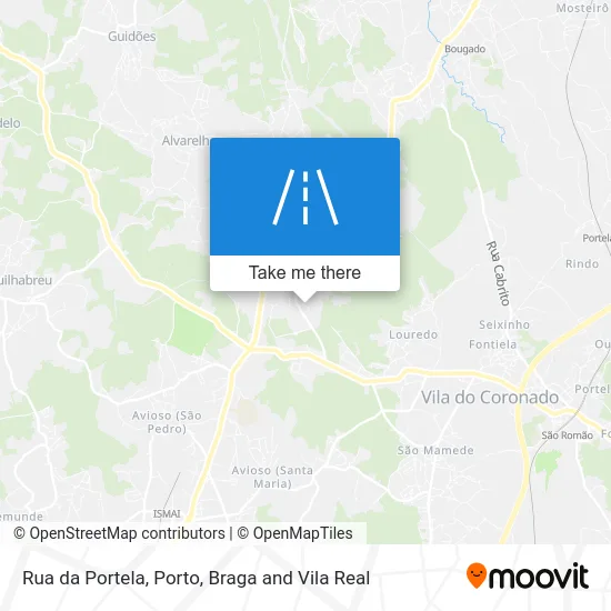 Rua da Portela map