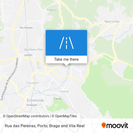 Rua das Pereiras map