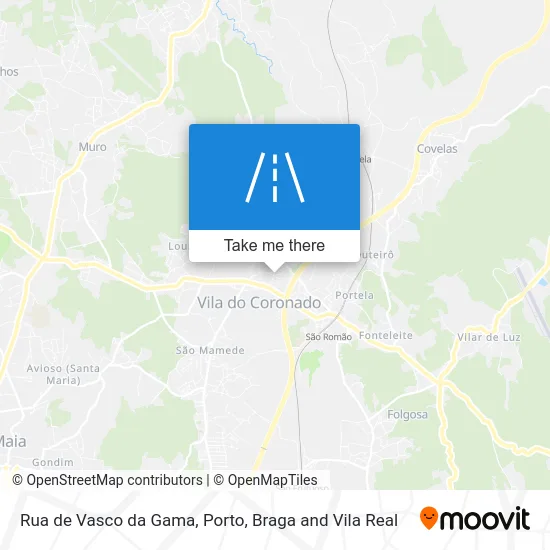 Rua de Vasco da Gama map