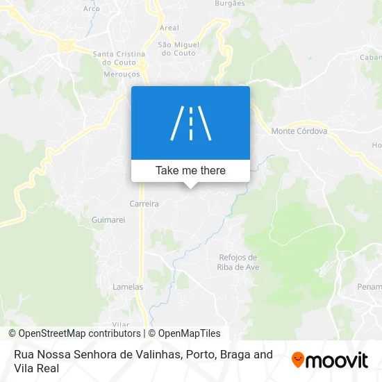 Rua Nossa Senhora de Valinhas map
