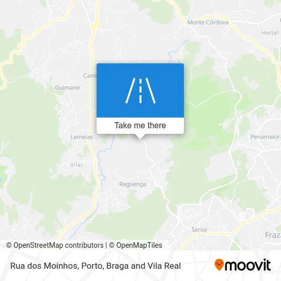 Rua dos Moinhos map