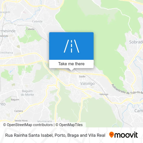 Rua Rainha Santa Isabel map