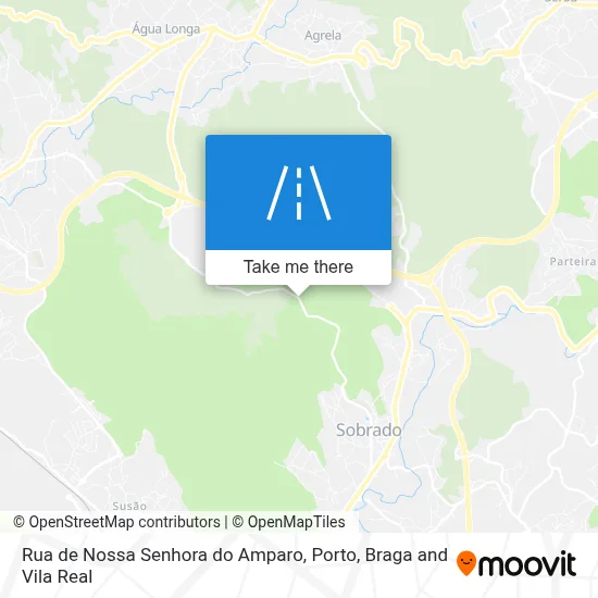 Rua de Nossa Senhora do Amparo map