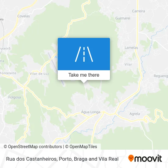 Rua dos Castanheiros map