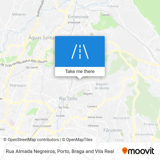 Rua Almada Negreiros map