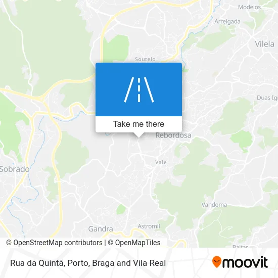 Rua da Quintã map
