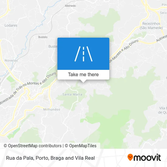 Rua da Pala map
