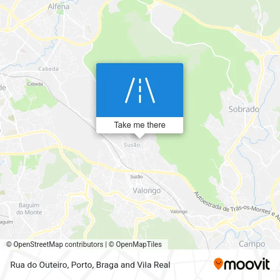 Rua do Outeiro map