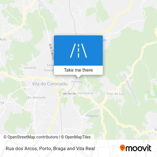 Rua dos Arcos map