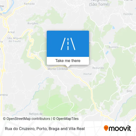 Rua do Cruzeiro map