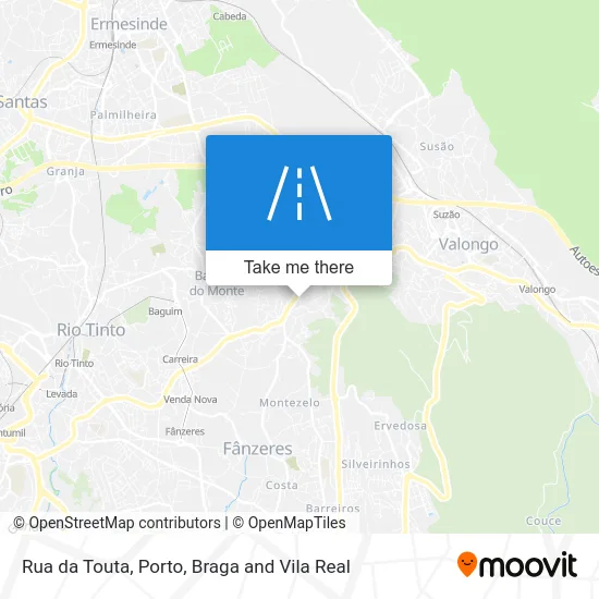 Rua da Touta map
