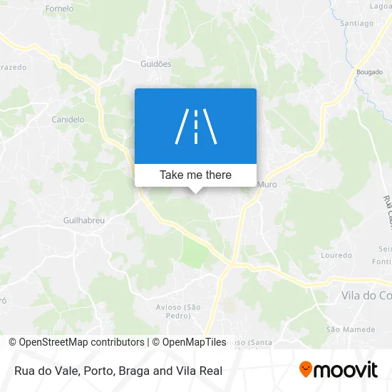 Rua do Vale map