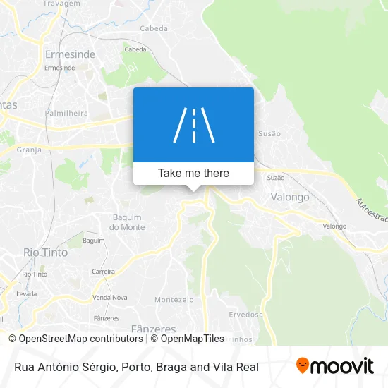 Rua António Sérgio map