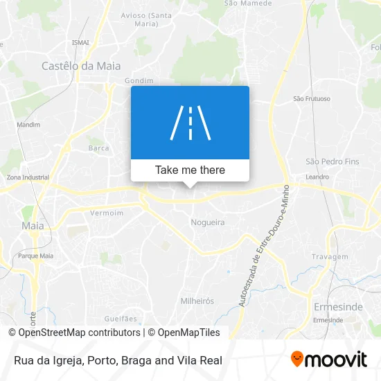Rua da Igreja map