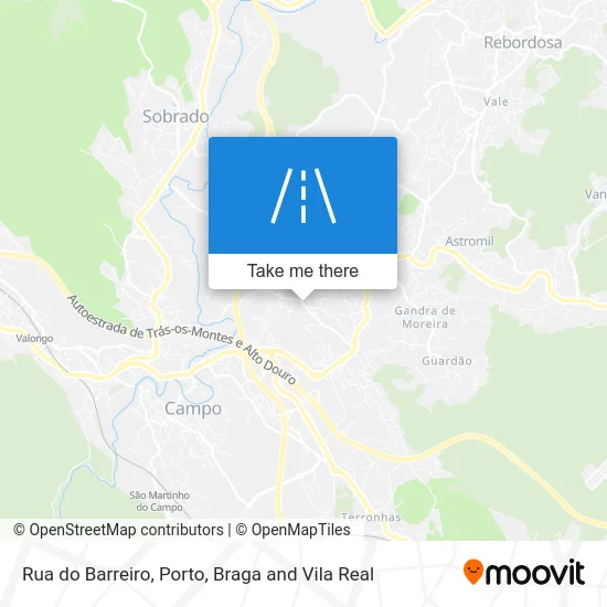 Rua do Barreiro map