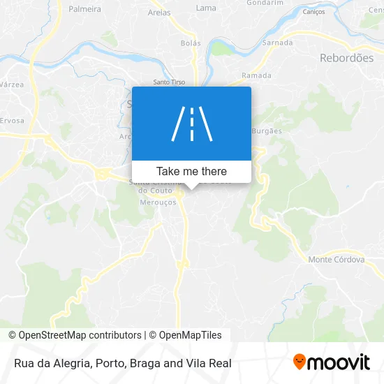 Rua da Alegria map