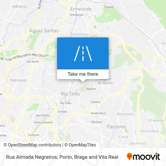 Rua Almada Negreiros map