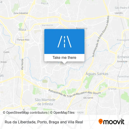 Rua da Liberdade map