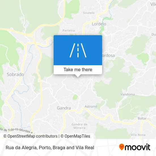Rua da Alegria map