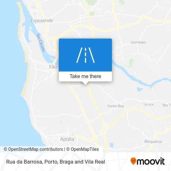 Rua da Barrosa map