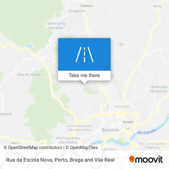 Rua da Escola Nova map
