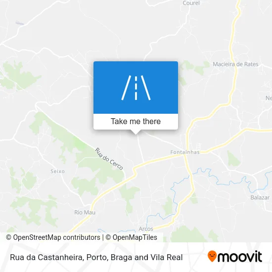 Rua da Castanheira map
