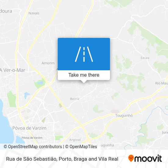 Rua de São Sebastião map