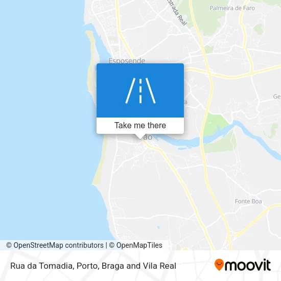 Rua da Tomadia map