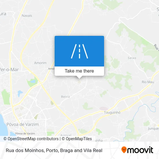 Rua dos Moinhos map