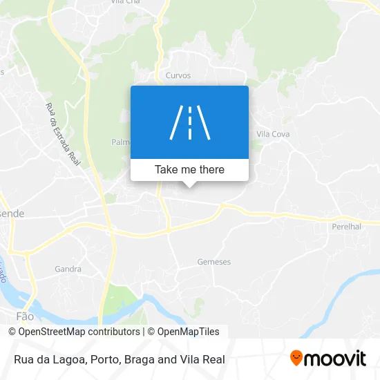 Rua da Lagoa map