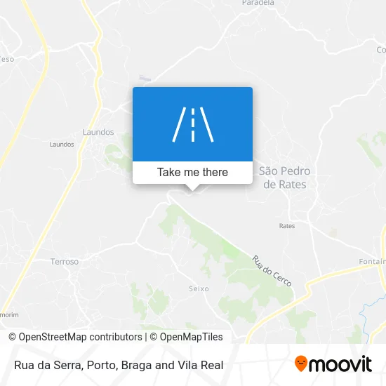 Rua da Serra map