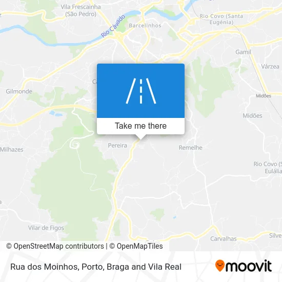 Rua dos Moinhos map